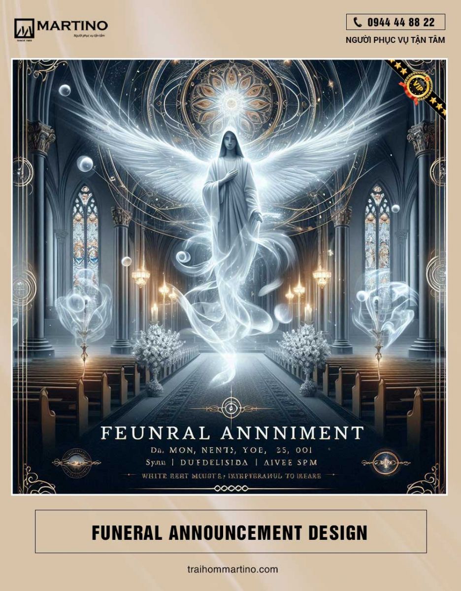 Funeral Announcement Design