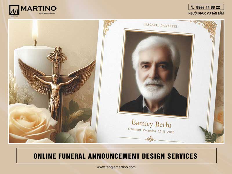 Funeral announcement | Online Funeral Announcement Design Services