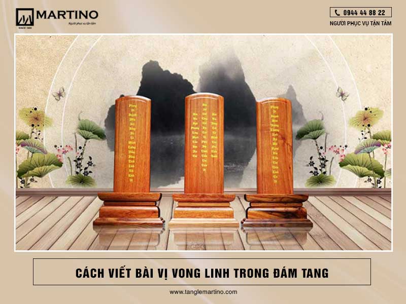 Cách viết bài vị vong linh trong đám tang