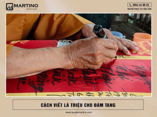 Cách viết lá Triệu cho đám tang