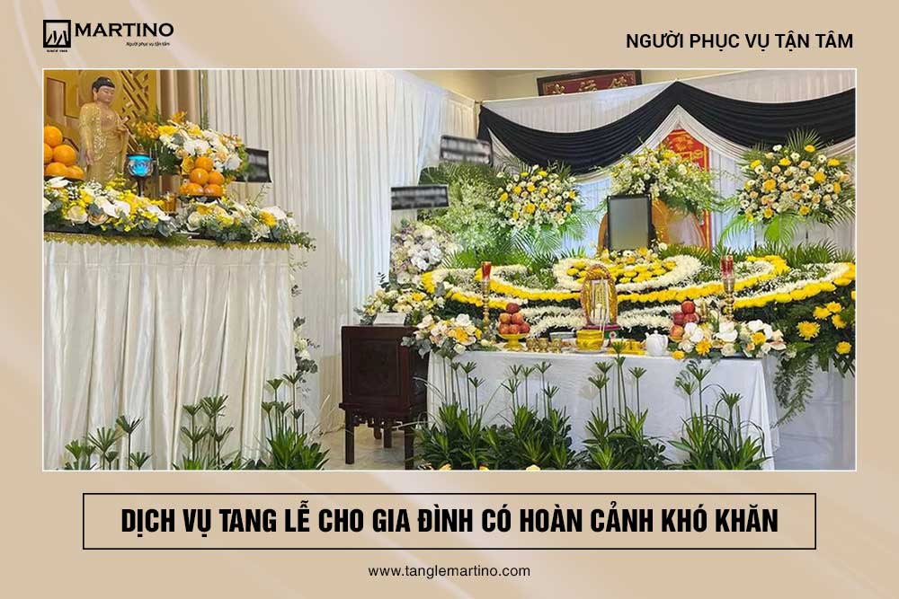 Dịch vụ tang lễ cho gia đình có hoàn cảnh khó khăn