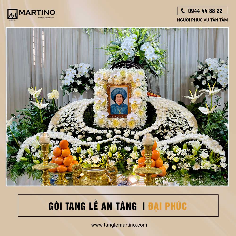 Tang lễ an táng Phật giáo | Gói Đại Phúc