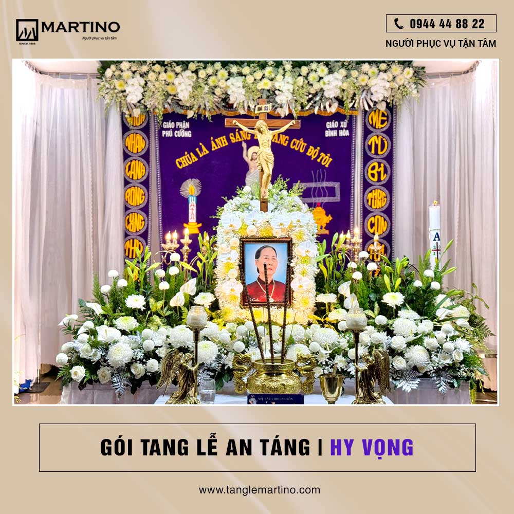 Gói tang lễ hy vọng dành cho người Công giáo