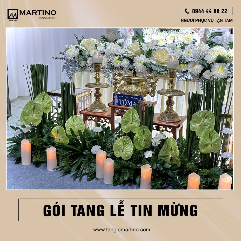 Trang  trí tang lễ Công giáo