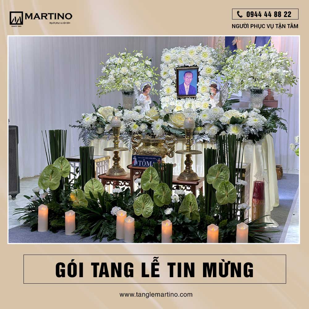 Trang  trí tang lễ Công giáo