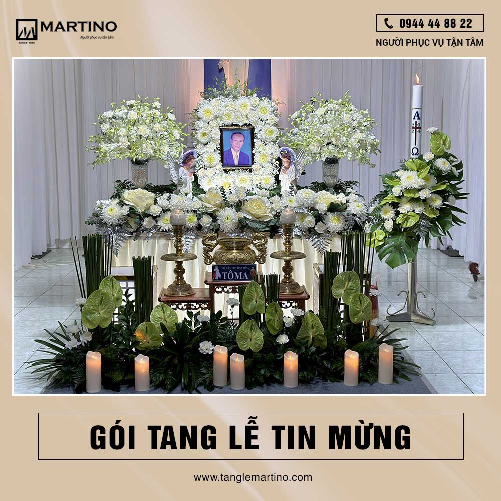 Trang  trí tang lễ Công giáo