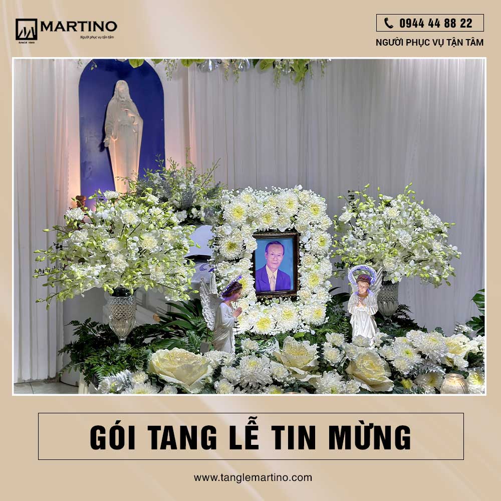 Trang  trí tang lễ Công giáo