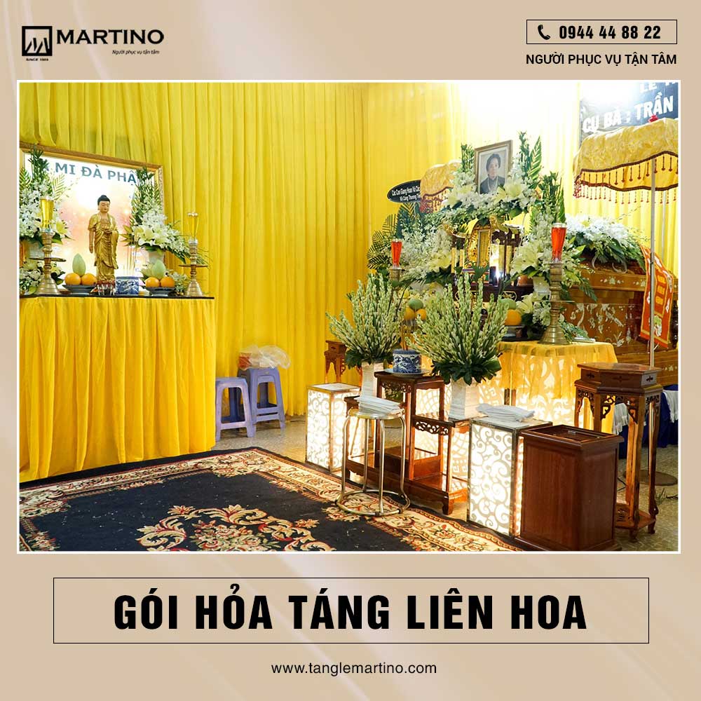 Gói hỏa táng Phật giáo Liên Hoa