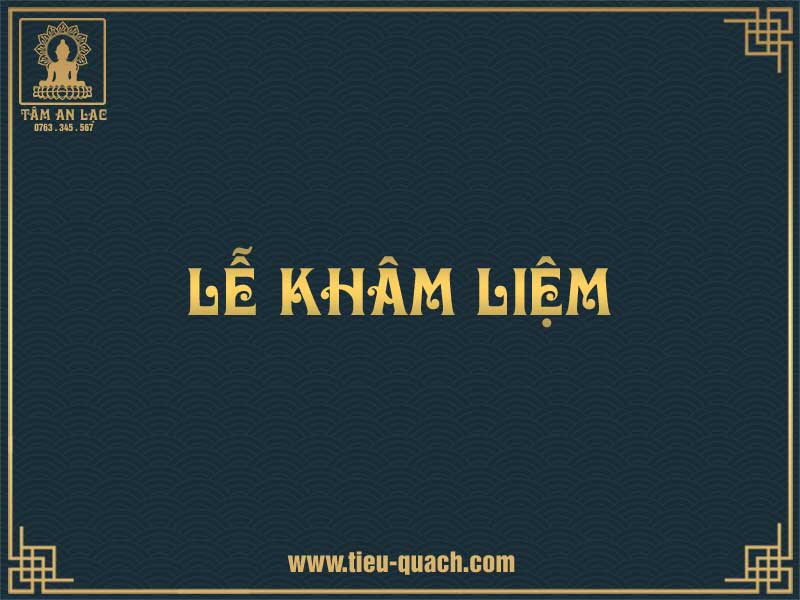 Lễ khâm liệm