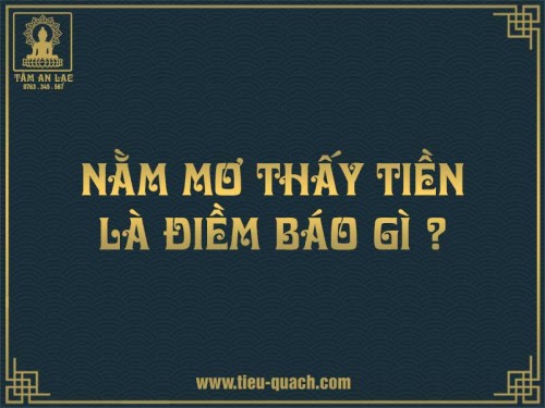 Nằm mơ thấy tiền là điềm gì? Đánh số nào trúng?