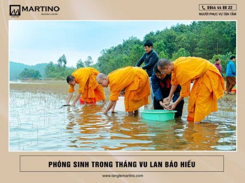 Phóng sinh trong tháng Vu Lan Báo Hiếu