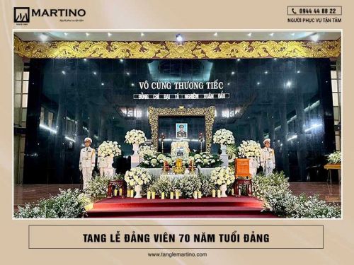 Tang lễ Đảng viên 70 năm tuổi Đảng