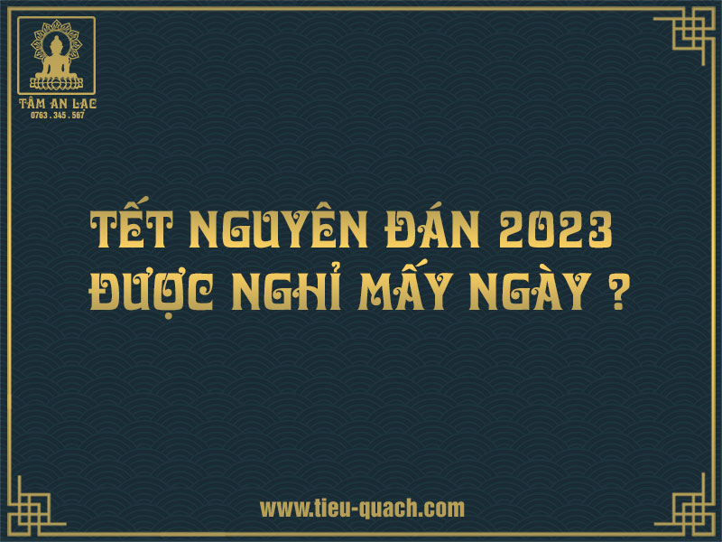 Tết Nguyên đán 2023 được nghỉ mấy ngày?