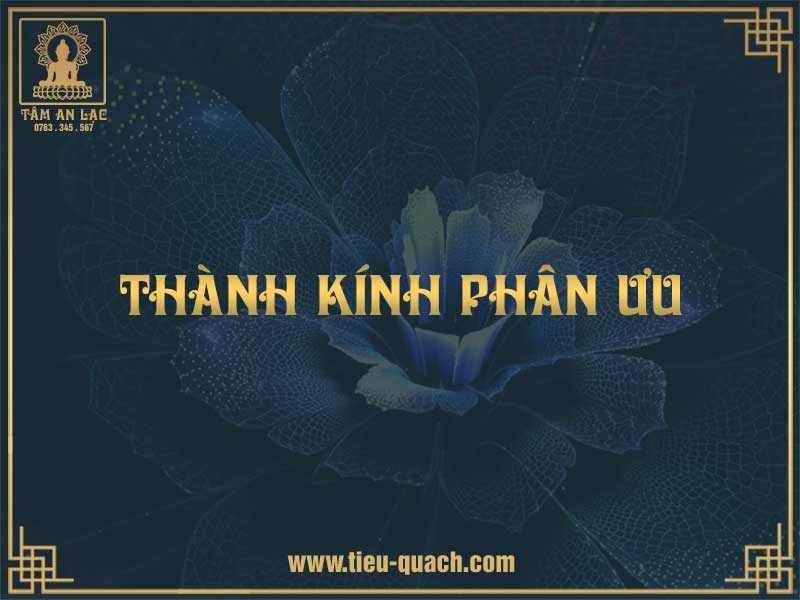 Thành kính phân ưu 