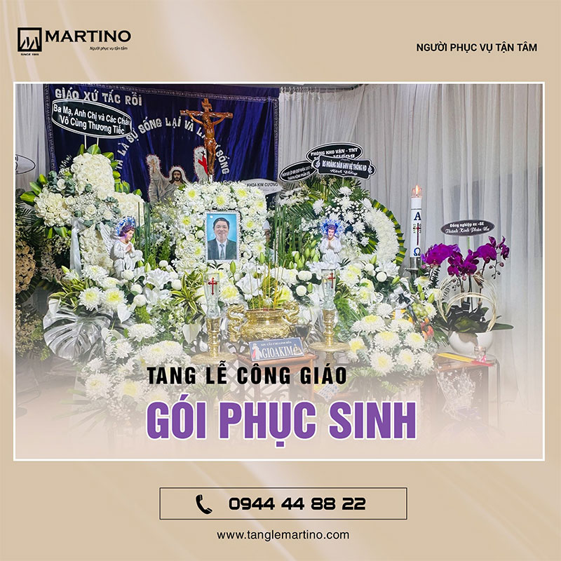 Trang trí tang lễ Công giáo gói Phục Sinh