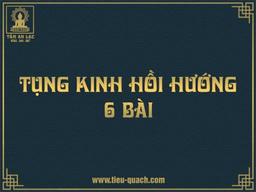 Bài kinh hồi hướng công đức tiêu giải nghiệp chướng